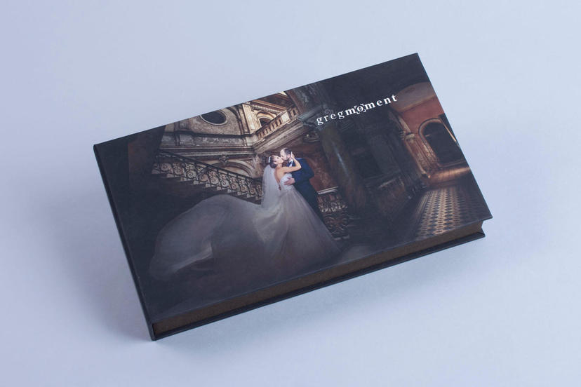 Creative cover presentation box box for prints nphoto with matte finish