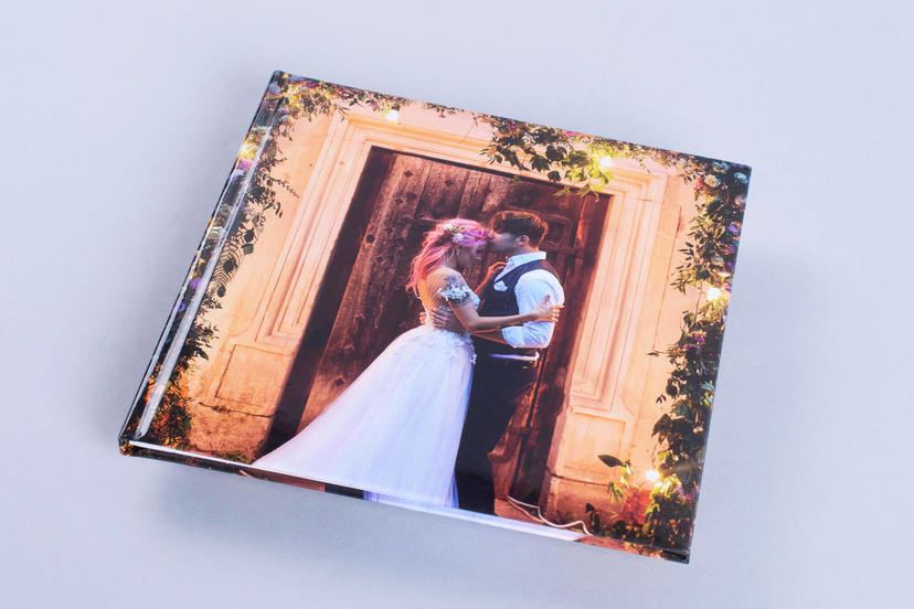 Photo Book with custom cover personalisation professional wedding photo album books for photographers nphoto mohawk eggshell felix schoeller paper